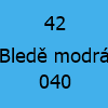 42 Bledě modrá 040